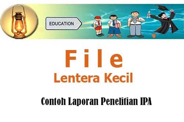 Contoh Laporan Penelitian Sekolah IPA