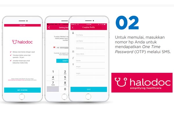 Daftarkan Diri di halodoc