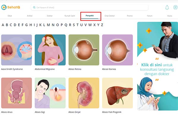 definisi penyakit sehatQ