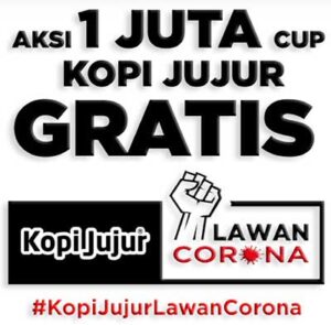 Aksi Satu Juta cup KOPI JUJUR Gratis