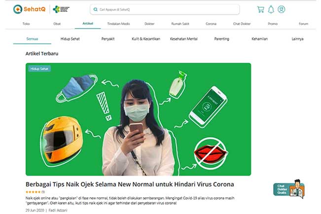 Artikel Kesehatan Lengkap di SehatQ.com