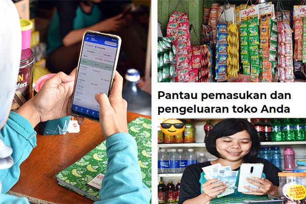 pemasukan dan pengeluaran toko