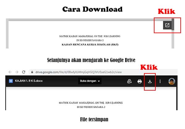 Cara Download File di Google Drive