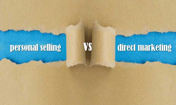 personal selling vs direct marketing