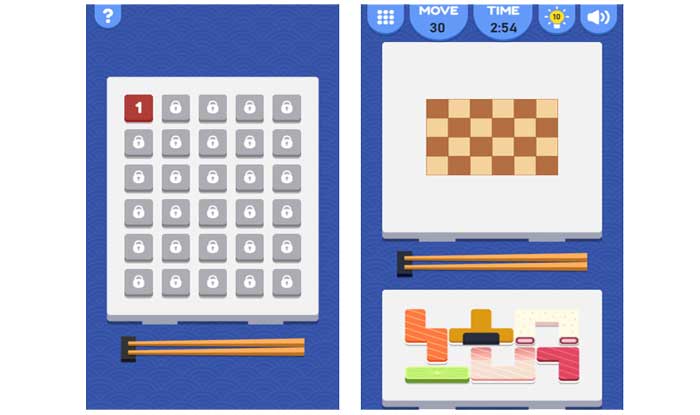 sushi puzzle game